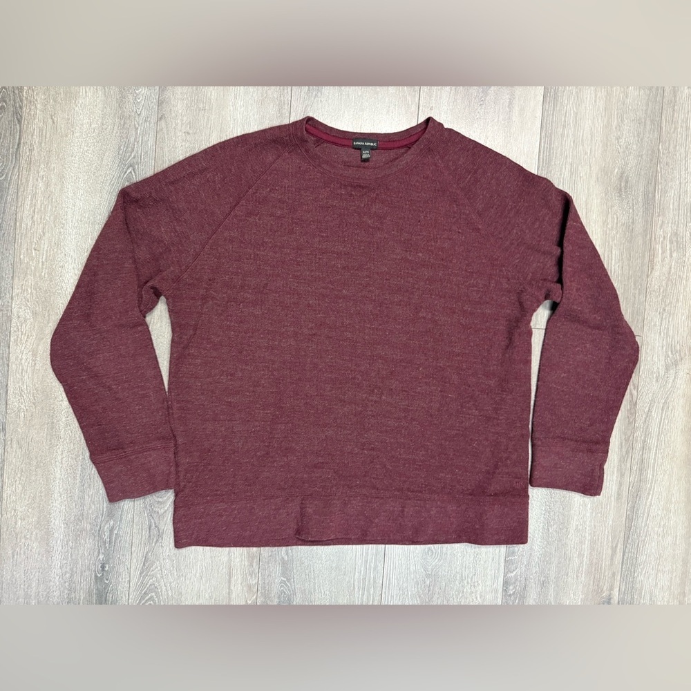 Banana Republic women’s Maroon Crewneck Sweater.